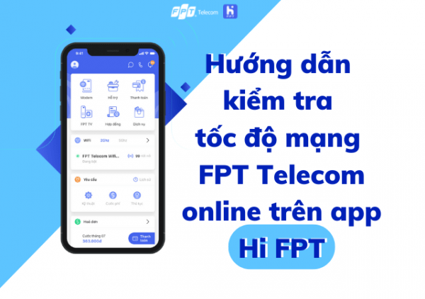 kiểm tra tốc độ mạng FPT Telecom online